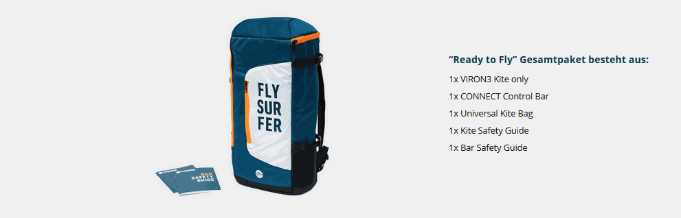 Flysurfer Viron 3, Kitejunkie, Trainerkite, Beginner